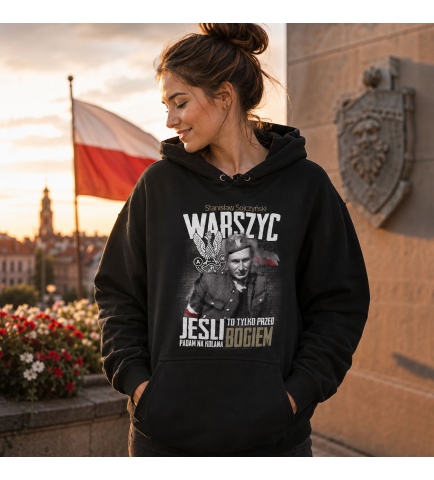 Damska bluza z kapturem WARSZYC